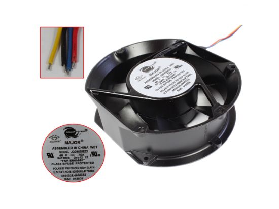 Picture of Comair Rotron  JQD48Z6E2X Server - Round Fan , dia172x150x51mm, 4-wire, DC 48V 0.75A