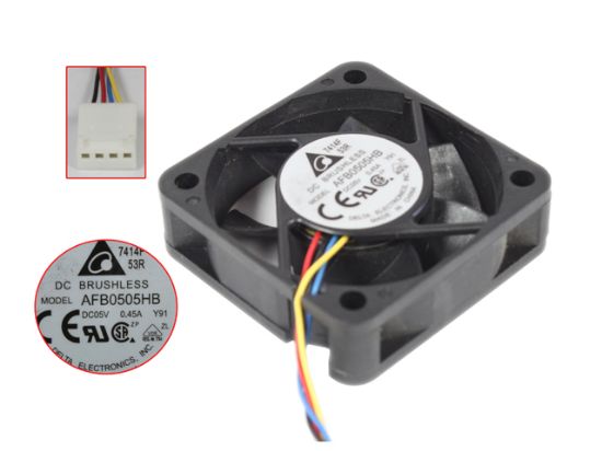 Picture of Delta Electronics AFB0505HB Server-Square Fan AFB0505HB, Y91