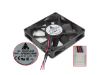 Picture of Delta Electronics AFB0812SHE Server - Square Fan -R00, sq80x80x15, w100x3x3, DC 12V 0.4A