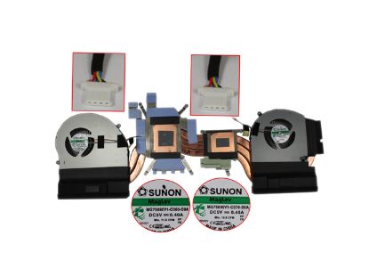 Picture of Dell Alienware M17x Series Cooling Fan  0Y6MN4  DC 5V 0.40A Heatsink Fan, 2Fan, New