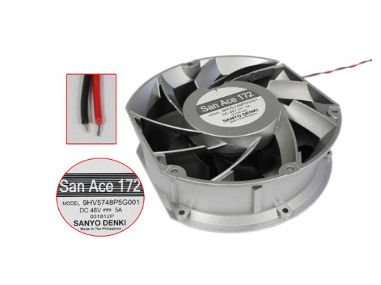 Picture of Sanyo Denki 9HV5748P5G001 Server-Round Fan 9HV5748P5G001