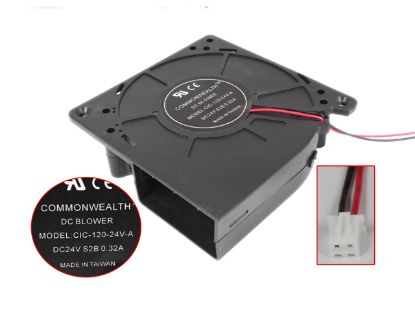 Picture of COMMONWEALTH CIC-120-24V-A Server-Blower Fan CIC-120-24V-A