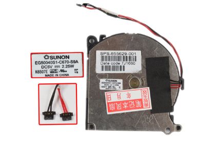 Picture of HP Spectre 13-V011DX  Cooling Fan  855629-001, 5V Bare, W30x4x4