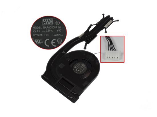 Picture of Lenovo ThinkPad T490 Cooling Fan 01YU186, AT1AC001VV0, BAPA0806R5H, Y001