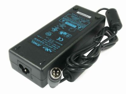 Picture of Jewel JS-12050-3K AC Adapter - NEW Original 12V 5A, 4P P1&4=+, 3-Prong