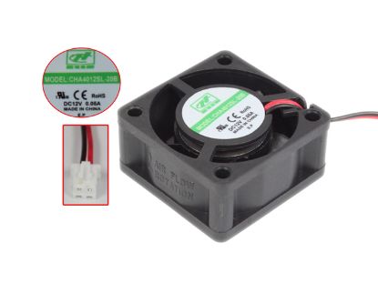 Picture of CCHV CHA4012SL-20B Server-Square Fan CHA4012SL-20B