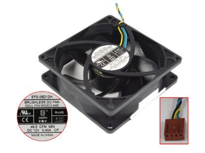 Picture of DWPH EFS-08D12H Server-Square Fan EFS-08D12H
