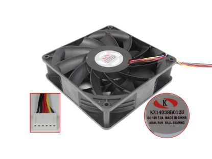 Picture of K KZ14038B012U Server-Square Fan KZ14038B012U