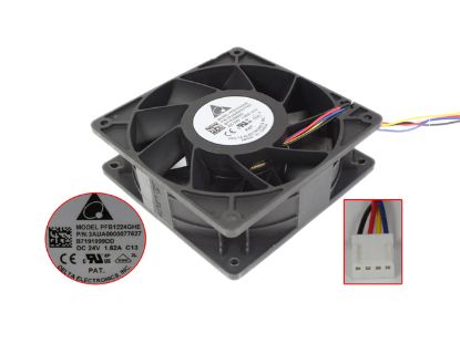 Picture of Delta Electronics PFB1224GHE Server-Square Fan PFB1224GHE, C13, 3AUA0000077627 B7210061DD