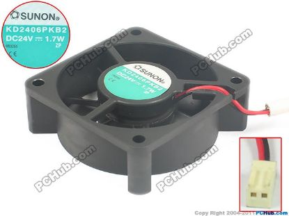 Picture of SUNON KD2406PKB2 Server - Square Fan DC 24V 1.7W,   60x60x20mm