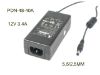 Picture of Other Brands MeiKai AC Adapter 5V-12V 12V 3.4A,  Barrel 2.5/5.5mm, IEC C14