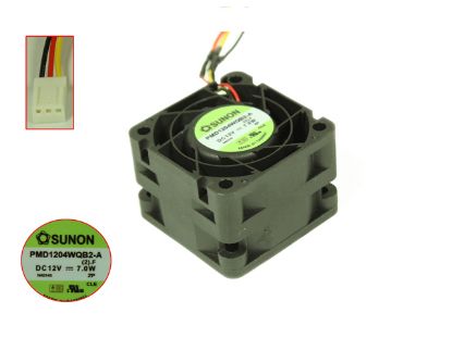 Picture of SUNON PMD1204WQB2-A Server - Square Fan (2).F, sq40x40x28, w225x3x3, 12V 7.0W