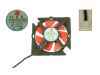 Picture of NTK FD5010U12S Server - Frameless / GPU Fan 12V 0.22A, W80x2x2, Red, Plate