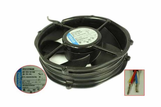 Picture of 2218 F/2TDH40R DC 48V 102W, 220x220x50mm 4 wire ebm-papst  Server - Round Fan