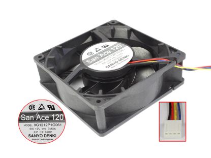 Picture of Sanyo Denki 9G1212P1G061 Server-Square Fan 9G1212P1G061