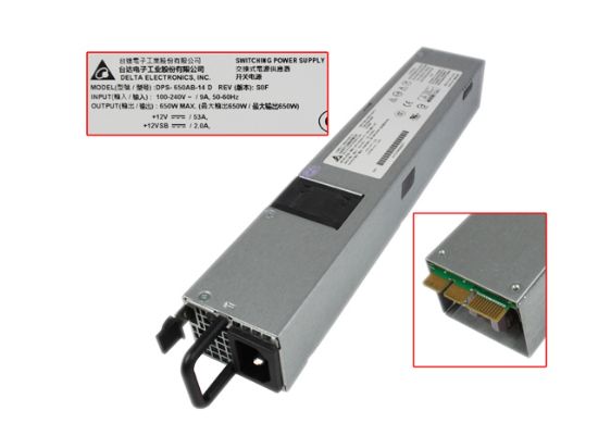 Picture of Delta Electronics DPS-650AB-14 Server - Power Supply DPS-650AB-14 D, 650W