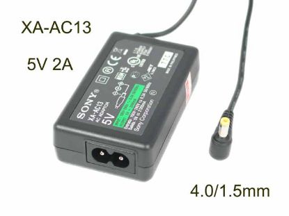 Picture of Sony Common Item (Sony) AC Adapter 5V-12V 5V 2A, Barrel 4.0/1.5mm, 2-Prong, New