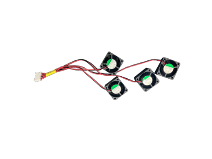 Picture of SUNON PMD1238PKB2-A, 2.GN, 1 set of 4 fans Server - Square Fan 2.GN, sq38x38x20, 2-wire, 12V2.5W