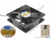 Picture of AVC DS09225B12H Server - Square Fan P214, sq90x90x25mm, w80x4x4, 12V 0.41A