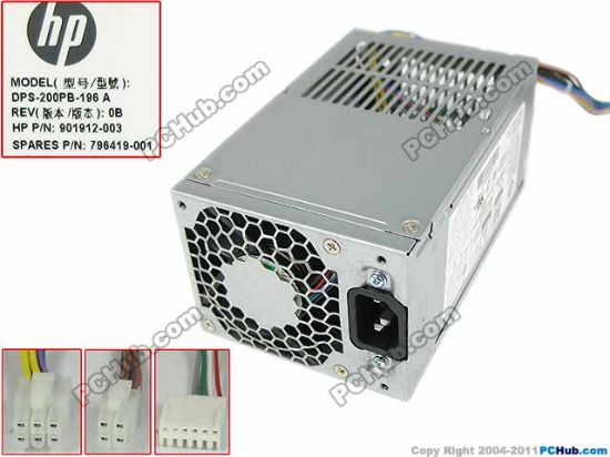 Picture of HP ProDesk SFF Server - Power Supply 200W, DPS-200PB-196 A, 901912-003