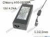 Picture of Chicony A10-090P3A AC Adapter- Laptop 19V 4.74A, Barrel 5.5/2.5mm , 3-Prong, New
