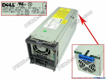 Picture of Dell Poweredge 1600SC Server - Power Supply 450W, DPS-450FB A, 2P669, N4531