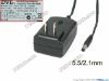 Picture of DVE DSA-10P-12 AC Adapter 5V-12V 12V 0.8A, Barrel 5.5/2.1mm, US 2-Pin Plug