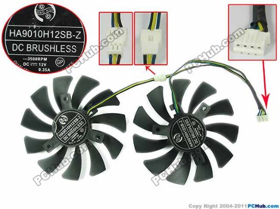 Picture of ONG HUA HA9010H12SB-Z Server - Frameless / GPU Fan HA9010H12SB-Z, 2 Fans