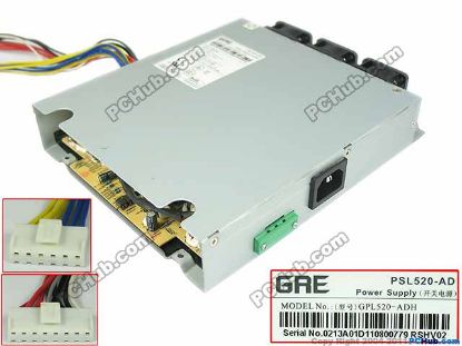 Picture of GRE GPL520-ADH Server - Power Supply 525W, GPL520-ADH, PSL520-AD