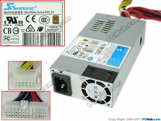 Picture of Seasonic  SS-250SU Server - Power Supply 250W, Flex, SS-250SU Active PFC F0