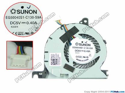 Picture of SUNON EG50040S1-C130-S9A Cooling Fan  DC5V0.40A, w20x4x4