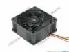 Picture of Sanyo Denki 9S0612P4H04 Server - Square Fan sq60x60x25mm, 4-wire, 12V 0.14A