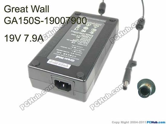 Picture of Great Wall GA150S-19007900 AC Adapter- Laptop 19V 7.9A, 7.4Barrel Tip, C14, New
