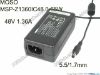 Picture of MOSO MSP-Z1360IC48.0-65W AC Adapter 20V & Above 48V 1.36A, Barrel 5.5/1.7mm, IEC C14