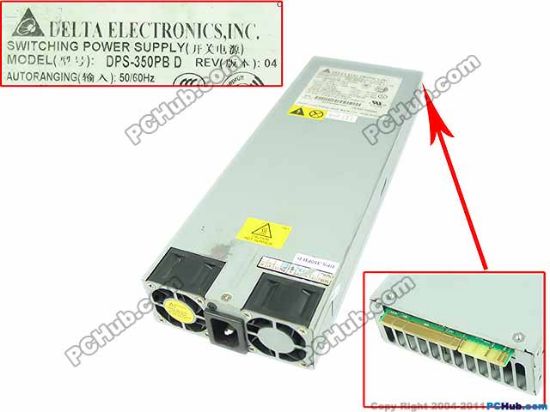 Picture of Delta Electronics DPS-350PB Server - Power Supply DPS-350PB D