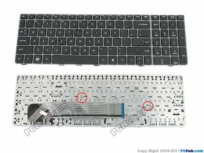 Picture of HP ProBook 4530s Keyboard US Version (with Frame) "Used", 646300-D61