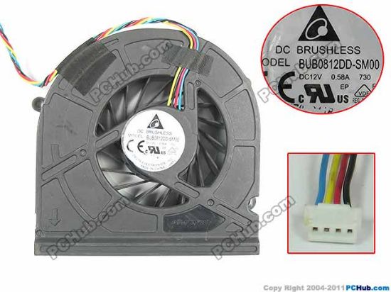 Picture of Delta Electronics BUB0812DD Cooling Fan  BUB0812DD-SM00