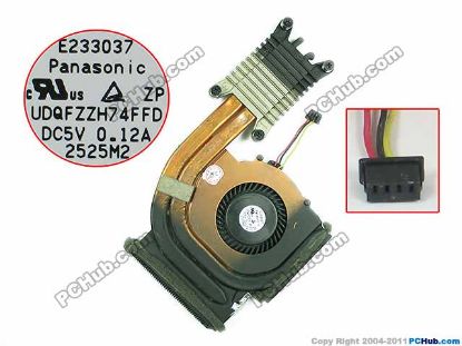 Picture of Lenovo ThinkPad T430s Series Cooling Fan  04W3486, P/N 0B51727AA