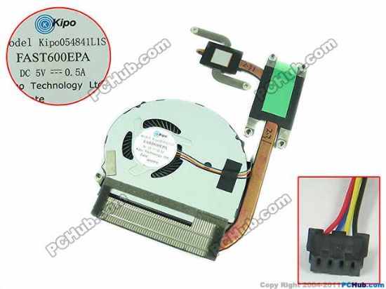 Picture of Lenovo IdeaPad Flex 14 Cooling Fan  DC5V 0.5A, heatsink fan "New"