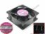 Picture of NMB-MAT / Minebea  4715MS-10T-B50 Server - Square Fan A00, AC 110 15W, sq120x120x38mm