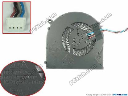 Picture of Delta Electronics KSB0705HA Cooling Fan  DH1S, DC 5V 0.40A Bare Fan