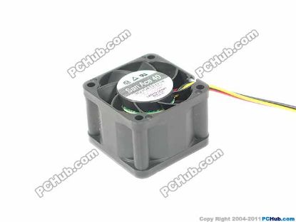 Picture of Sanyo Denki 9GV0412J314 Server - Square Fan SF40x40x28, w50x3x3, 12V 0.60A