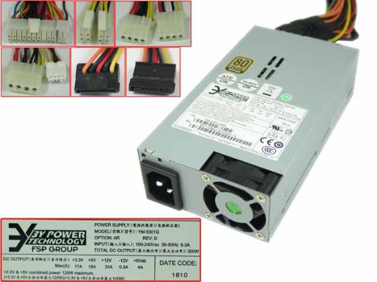 Picture of Forcecon DFS400705PU0T Cooling Fan  FFQM DC5V 0.50A, Bare fan