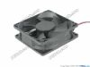 Picture of Jamicon JF0825S2SR-R Server - Square Fan 24V0.17A, sq80x80x25mm, 100x2Wx2P