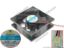 Picture of XING XIN DA XXD802512VH Server - Square Fan sq80x80x25, 2w, DC 12V 0.2A 