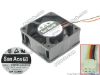 Picture of Sanyo Denki 109R0624F4D04 Server - Square Fan sq60x60x25mm, w50x3x3, 24V 0.05A