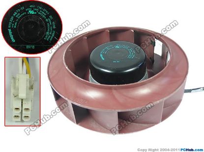 Picture of ebm-papst R1G220-AB73-52 Server - Round Fan DC 48V 95W 220×220×55mm