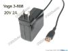 Picture of Lenovo AC Adapter (Lenovo) AC Adapter- Laptop Yoga 3-808, 20V 2A, USB Tip, US 2P Plug, New