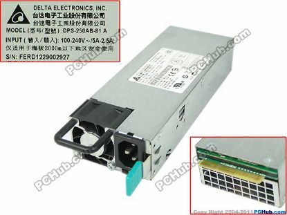 Picture of Delta Electronics DPS-250AB-81 Server - Power Supply 250W, DPS-250AB-81 A
