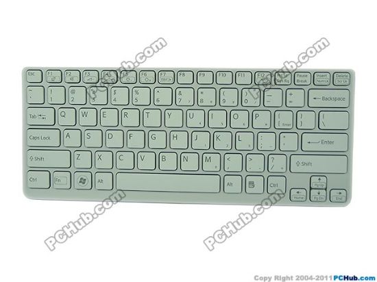Picture of Sony Vaio SVE141 Series Keyboard 149020311US, White, Backlit "New"